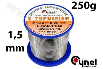 Lead wire Ø 1.50 mm. 250 g with flux (76815)