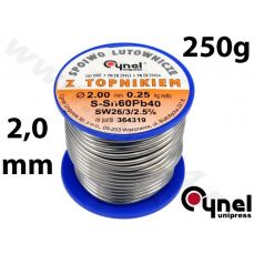 Свинцовая проволока Ø 2,00 мм. 250 г с флюсом (76819)