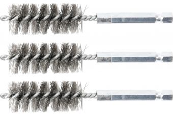 Стальная щетка | 18 мм | Привод 6,3 мм (1/4 дюйма) | 3 шт. (3078-18-С)