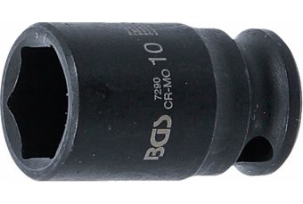 Ударная головка, шестигранник | Привод 6,3 мм (1/4 дюйма) | 10 мм (7290)