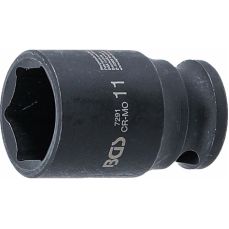 Ударная головка, шестигранник | Привод 6,3 мм (1/4 дюйма) | 11 мм (7291)