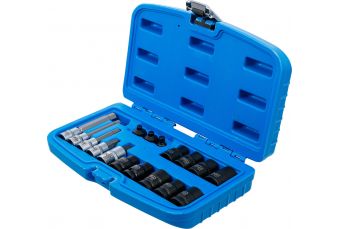 Набор головок для тормозного суппорта и бит | 17 шт. (74283)