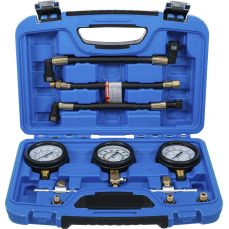 Fuel and Compression Pressure Test Gauges Set | for Motorcycles | 11 pcs. (74355)