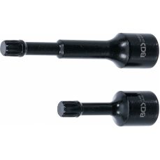 Набор специальных ударных бит | Привод 12,5 мм (1/2 дюйма) | Шлицы (для XZN) M12 | для VAG | 2 шт. (74590)