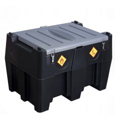 Мобильный топливный бак 440 л (пластик) с насосом 12V DCTP40 (автоматический пистолет и фильтр) (DTK480)