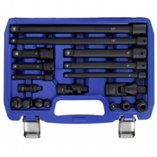 Набор ударных удлинителей и переходников 1/4"+3/8"+1/2" 18шт (MHR10834)
