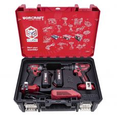 Набор аккумуляторной дрели-шуруповерта и ударного шуруповерта 20V LI-ION (коробка XCUBE) (XCUBE030)