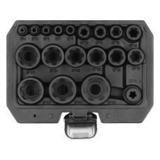 Набор ударных головок | E-Type Plus | 6,3 мм (1/4"), 10 мм (3/8"), 12,5 мм (1/2") | EP4 - EP32 | 19 шт. (YT-05197)