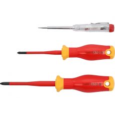Набор изолированных отверток | очень тонкие | 3 шт. (YT-282680)