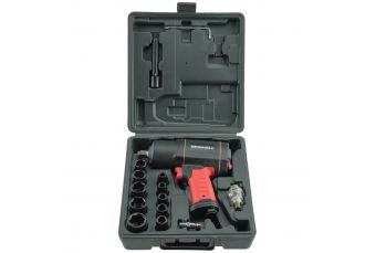 Набор пневматических ударных гайковертов и ударных головок | 12,5 мм (1/2 дюйма) | 2230 Нм (AKP-02)