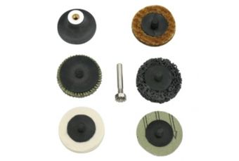 Комплект для подготовки поверхности (7 шт) 2" 50 мм с хвостовиком 1/4" (SP53)