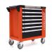 Tool cart with 7 drawers and 258 tools, with side cabinet (KD1067)