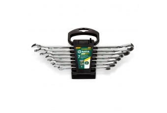 Набор комбинированных ключей с трещоткой 7шт (8-19мм) 120XP (ST08051G)