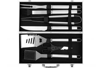 НАБОР ДЛЯ БАРБЕКЮ В ЧЕМОДАНЕ, 7 ПРЕДМЕТОВ, Н/Ж (YG-20111)