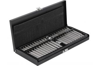 Набор бит | Ribe / T-Star (Torx) с отверстием | 42 шт (YT-0420)