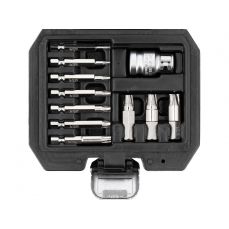 Набор бит для сломанных T-Star (Torx) с отверстием | 11 шт (YT-04582)