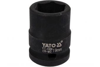 Шестигранная ударная торцевая головка | 12,5 мм (1/2") | 19 мм (YT-1009)
