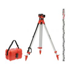 Оптический нивелировщик для геодезических и строительных работ 32x + штанга + штатив (YT-30553)
