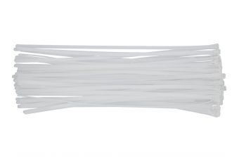 Pievilkšanas siksnas baltas | 7.6X450 mm | 50 gab (YT-70668)