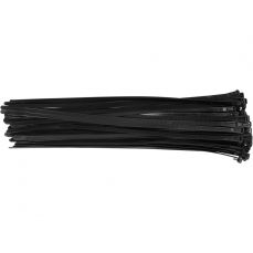 Стягивающие ремни черные | 7,6X400 мм | 50 шт (YT-70677)