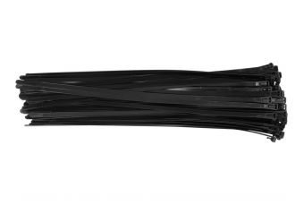 Стягивающие ремни черные | 7,6X400 мм | 50 шт (YT-70677)