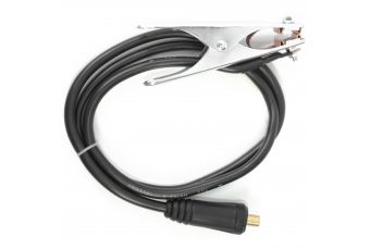 Кабель массы 2.5м с зажимом инв. сварочному аппарату MMA-250 35-50mm² соединение (отв.) (YLMMA2503550)