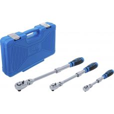 Sprūdrata komplekts | ievelkamas eņģes | 6,3 mm (1/4") / 10 mm (3/8") / 12,5 mm (1/2") | 3 gab. (25128)