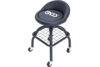 Барное кресло для автосервиса | с 4 колесами | Регулируемая высота | 540 - 680 мм (70145)