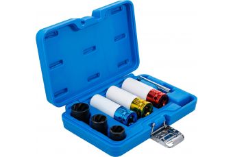 Trieciena un spirālveida profila galvu / skrūvju izvilcēju komplekts | 12,5 mm (1/2") | 17 - 21 mm | 7 gab. (74297)