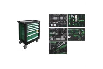 Шкаф для инструментов на 7 ящиков с инструментами 5 комп. 330шт (CL106410)