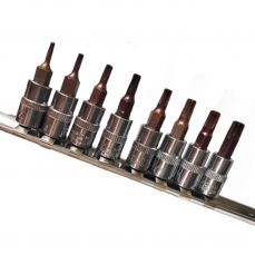 Набор насадочных головок 1/4" (T-8-T-40) (torx) 8шт. (KRKDP03)