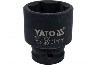Hexagonal impact socket 1/2'' 30 mm (YT-1020)