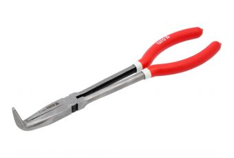 Long bent nose pliers 285mm (YT-20412)