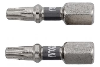 Головки | 6,3 мм (1/4 дюйма) | С2 Ни | Т-Стар (Torx) Т20 | 2 шт. (YT-78013)
