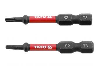 Ударные головки | 6,3 мм (1/4 дюйма) | С2 | Т-Стар (Torx) Т8 | 2 шт. (YT-78050)