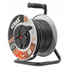 Удлинитель с барабаном | 4 герметичных розетки | 3x2.5mm2 | 25 м (V70020)