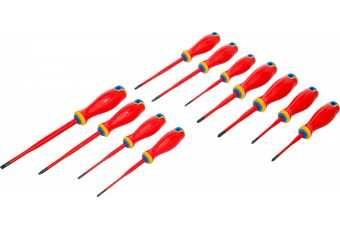 Skrūvgriežu komplekts VDE | superplāns uzgalis | 11 gab. (35851)