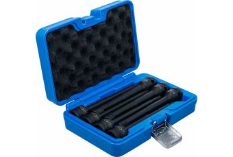 Набор головок для ударных бит | длина 150 мм | Привод 12,5 мм (1/2 дюйма) | внутренний шестигранник 5 - 14 мм | 7 шт. (5490)