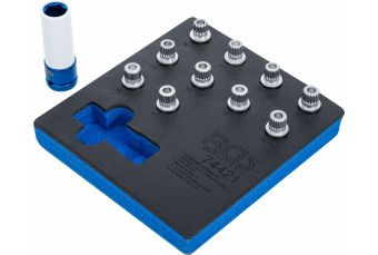 Лоток для инструментов 1/6: Набор головок для ключей с замком обода для BMW | 11 шт. (74421B)