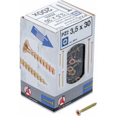 Многоцелевые винты | Крестообразный шлиц PZ2 | 3,5 x 30 мм | 200 шт. (88041)