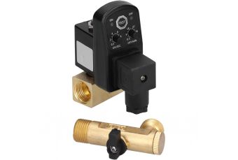 Condensate drain valve for compressor with timer (MZBDVWT)