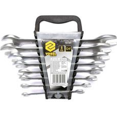 Набор ключей рожковых 6-22мм "САТИН" CrV 8шт. (51741)