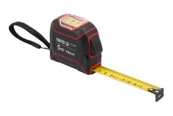 Измерительная рулетка | с верхней поверхностью | 19 мм x 5 м (YT-71320)