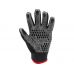 Synt. leather gloves anti-slip silicone dots s. 11 (YT-746681)
