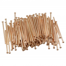 Набор заклепок (медный сплав) 2,5мм 200шт. для пятнистых гладильных катков (5500WN25)