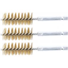 Латунная щетка | 19 мм | Привод 6,3 мм (1/4 дюйма) | 3 шт. (3078-19-М)