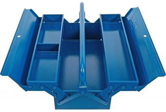 Металлический ящик для инструментов | пустой | 420 х 200 х 150 мм | 3 отделения (33001)