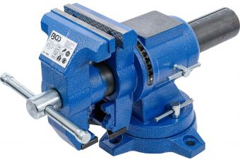 Тиски слесарные поворотные | Губки 100 мм | вращающийся на 360° (70965)