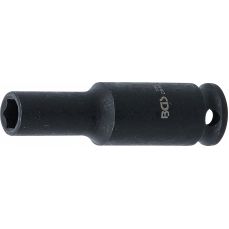 Ударная головка шестигранная, глубокая | Привод 6,3 мм (1/4 дюйма) | 6 мм (7266)