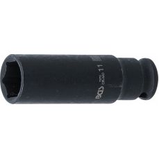 Ударная головка шестигранная, глубокая | Привод 6,3 мм (1/4 дюйма) | 11 мм (7270)
